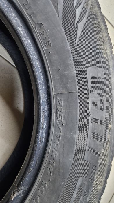 2x używane opony zimowe 215/70R16 I FIT+ 100T