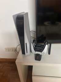 Vendo PS5 1TB + 2 comandos(troco por pc gaming )