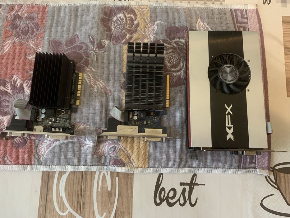 Видеокарты R7700/GT630/GT710