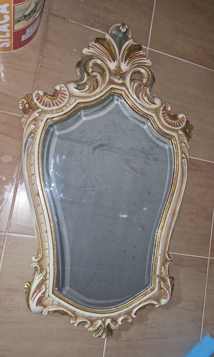 Espelho madeira antigo