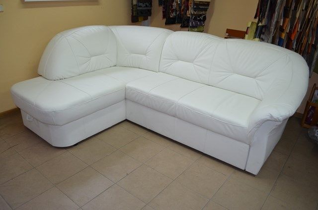 Letnia cena narożnik kanapa sofa narożna FRESH skóra nat.PRODUCENT