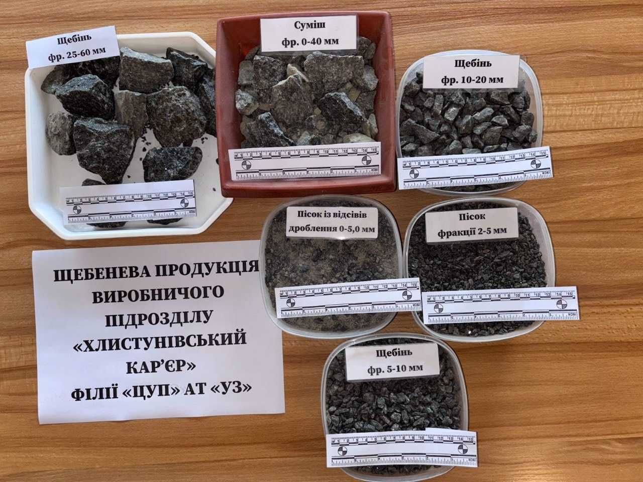 Щебінь з кар’єру оптом, вагонами та машинами, швидке відвантаження