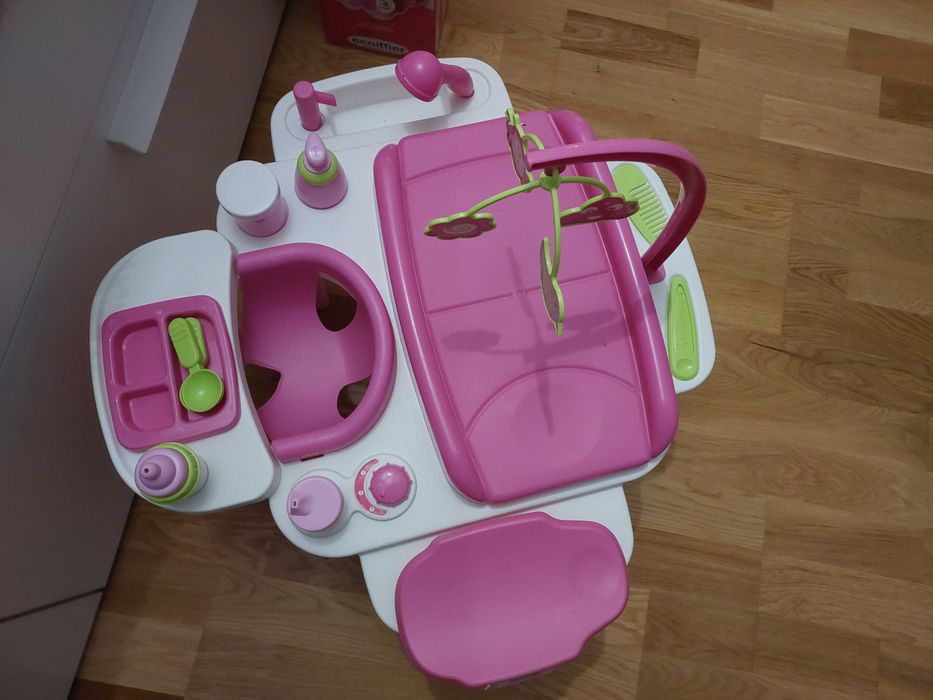 Przewijak do pielęgnacji lalek, krzesełko do karmienia wanna dla lalek