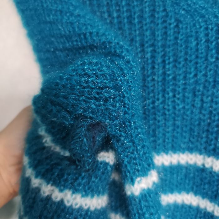 Sweter moherowy miętowy