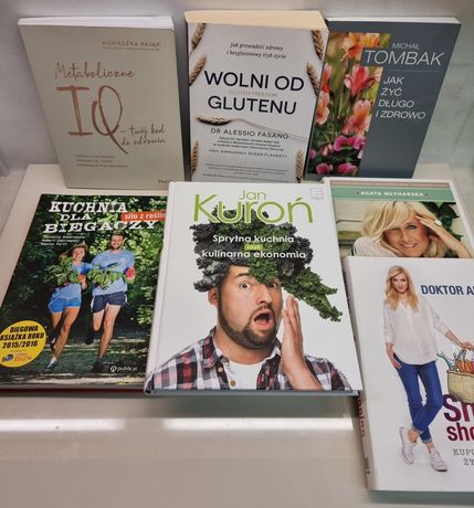 Pakiet książek dieta odchudzanie : metaboliczne IQ,  wolni od glutenu