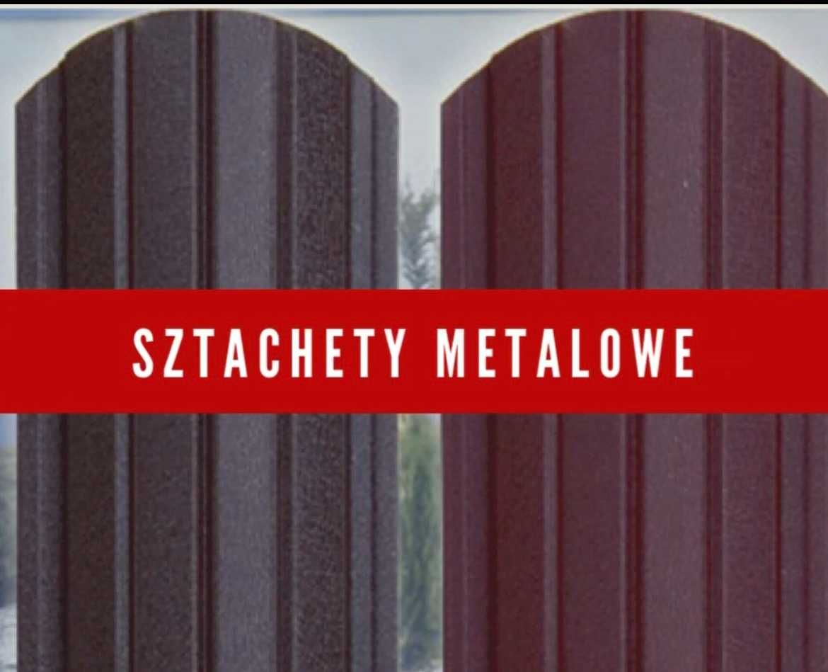 Sztachety metalowe - Bogata kolorystyka, różne wzory i szerokości