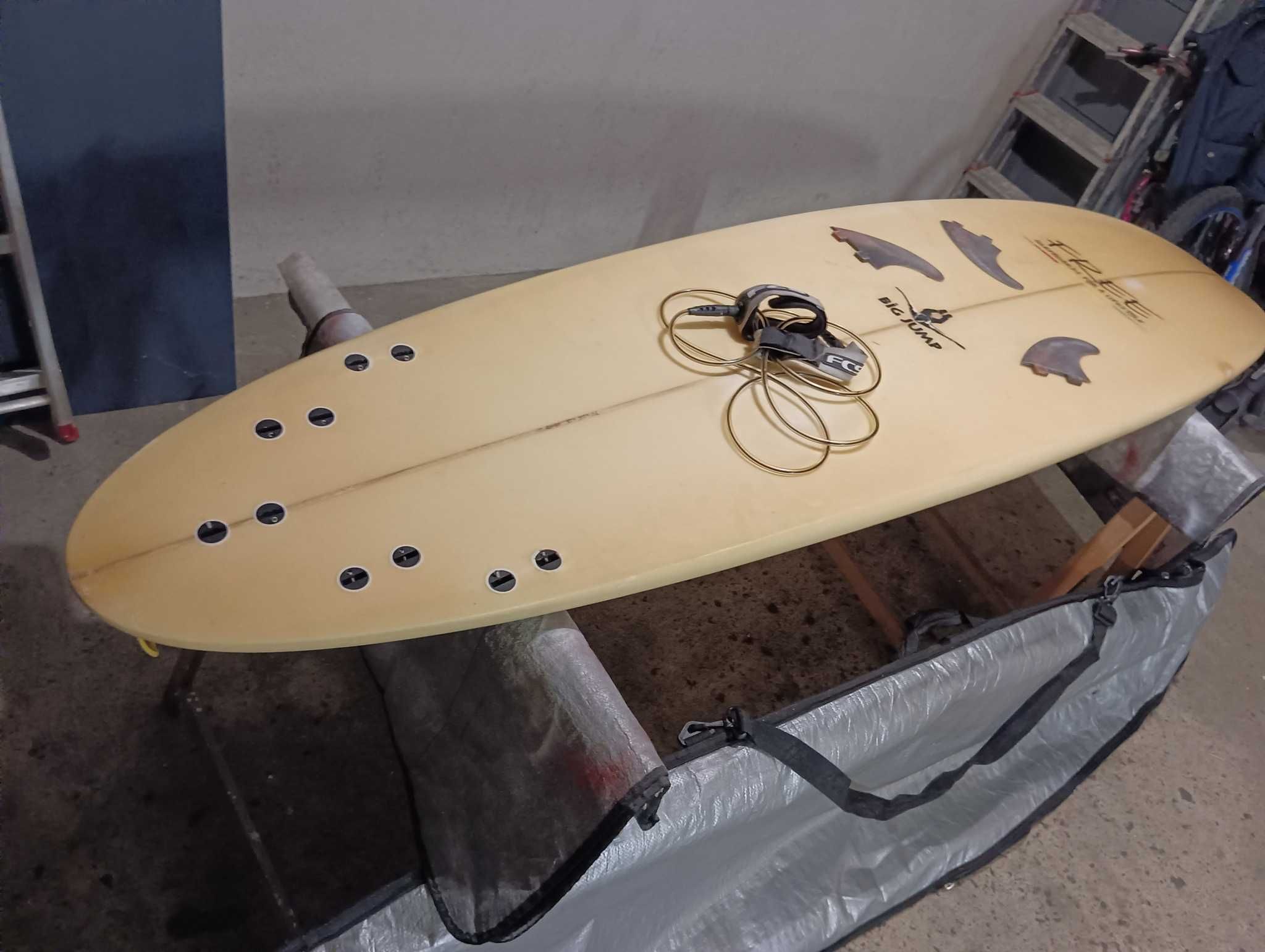 Epoxy 6.6 Malibu Evolution 68 Funboard prancha de surf torq NSP FCS