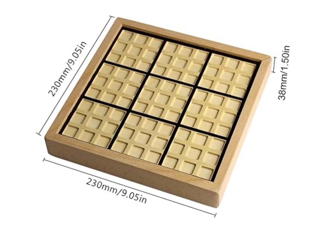 Drewniana gra planszowa Andux Sudoku z szufladką SD-02