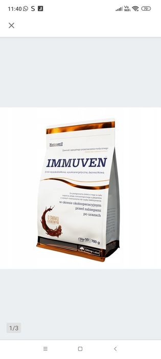 Białko medyczne smak kawa