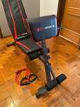 Banco de musculação + Conjunto Halter Anilhas em Ferro Fundido 10kg