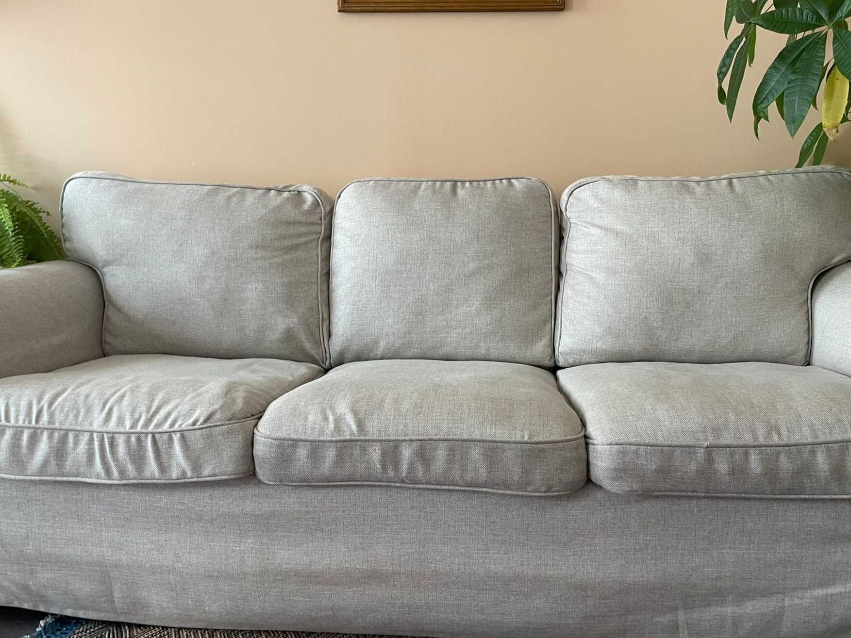 Sofa IKEA EKTORP Beje claro - 3 lugares