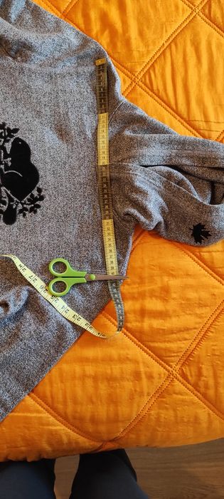 Sweatshrist Roots Kiss com bolsos cinzento e preto 13/14 anos