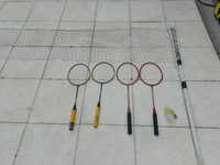 Badminton 4 szt ,siatka 2,5 na 6 m