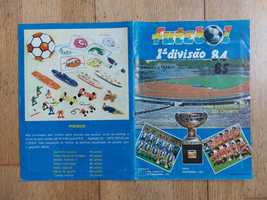 Caderneta de cromos "Futebol 1ª Divisão 84/85" - Completa