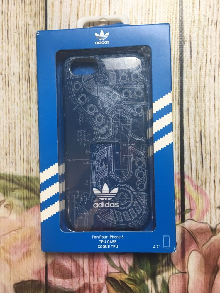 Бампер, чехол на телефон Adidas для iphone 6