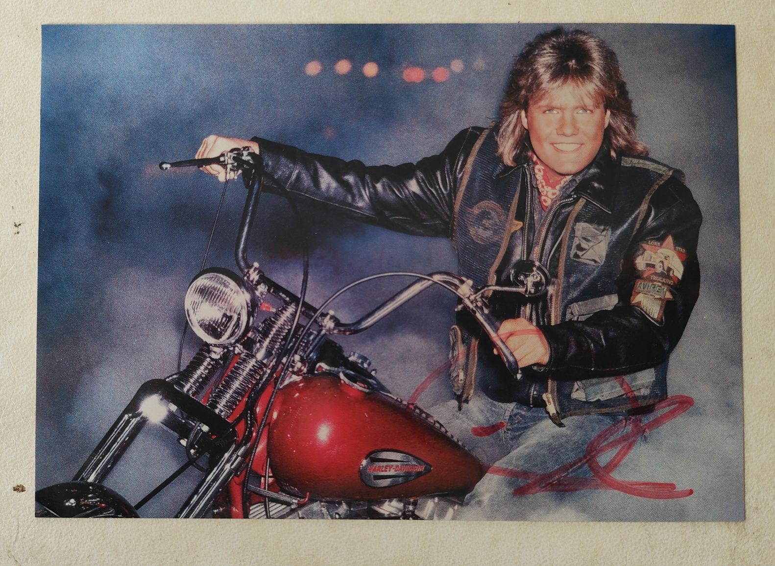 Dieter Bohlen karta z autografem