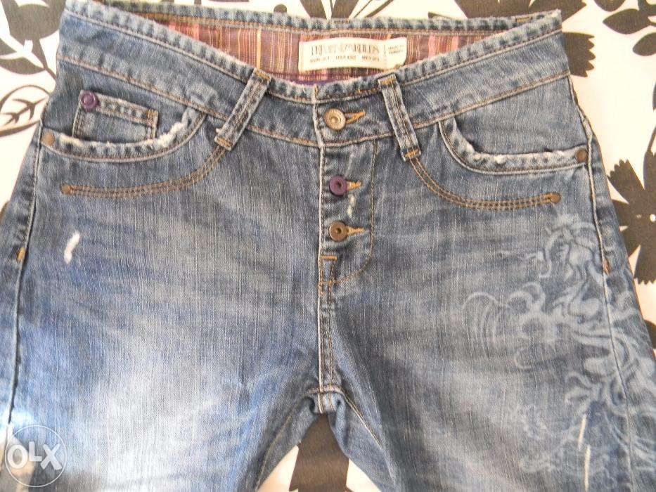 Джинси бойфренди Zara 25-26 з потертостями. Оригінальні