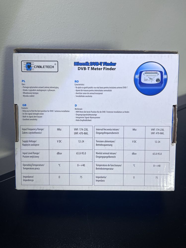 Cable Miernik DVB-T Finder