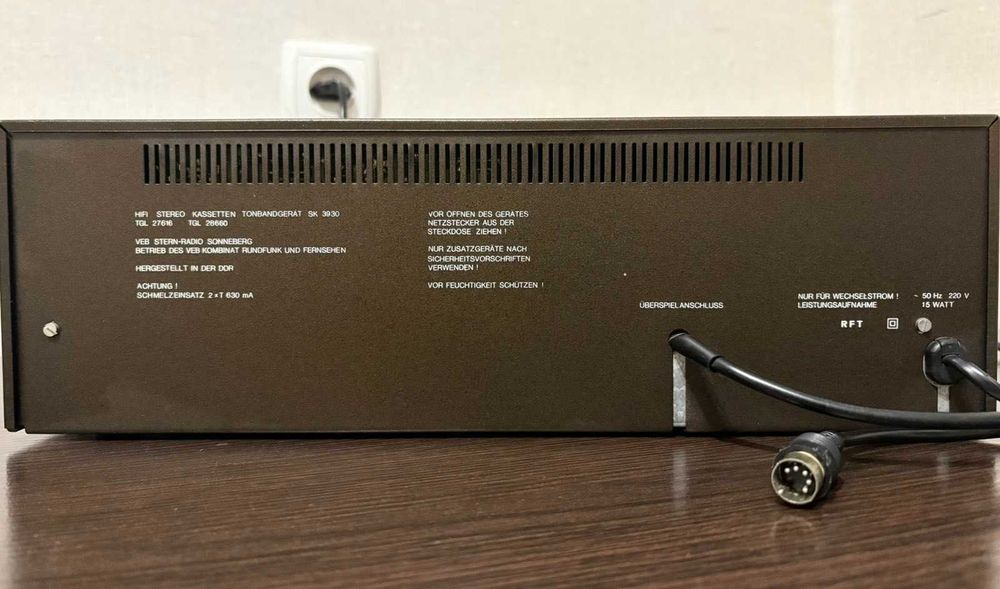 RTF SK 3930 HI FI stereo cassette deck кассетная дека