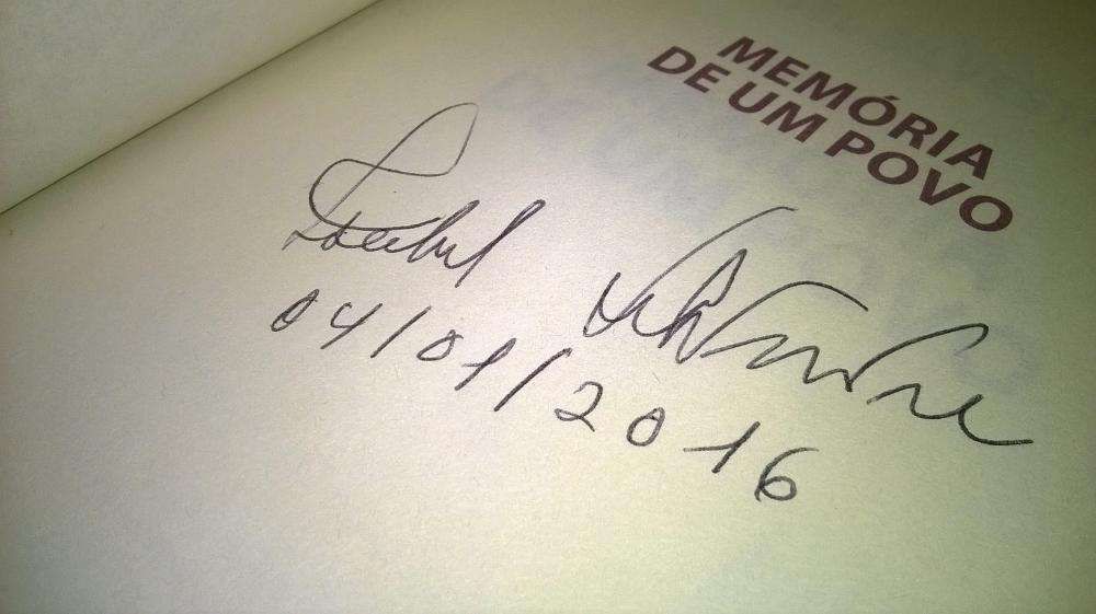 "Memória de Um Povo" AUTOGRAFADO, de Isabel Silvestre (2010)