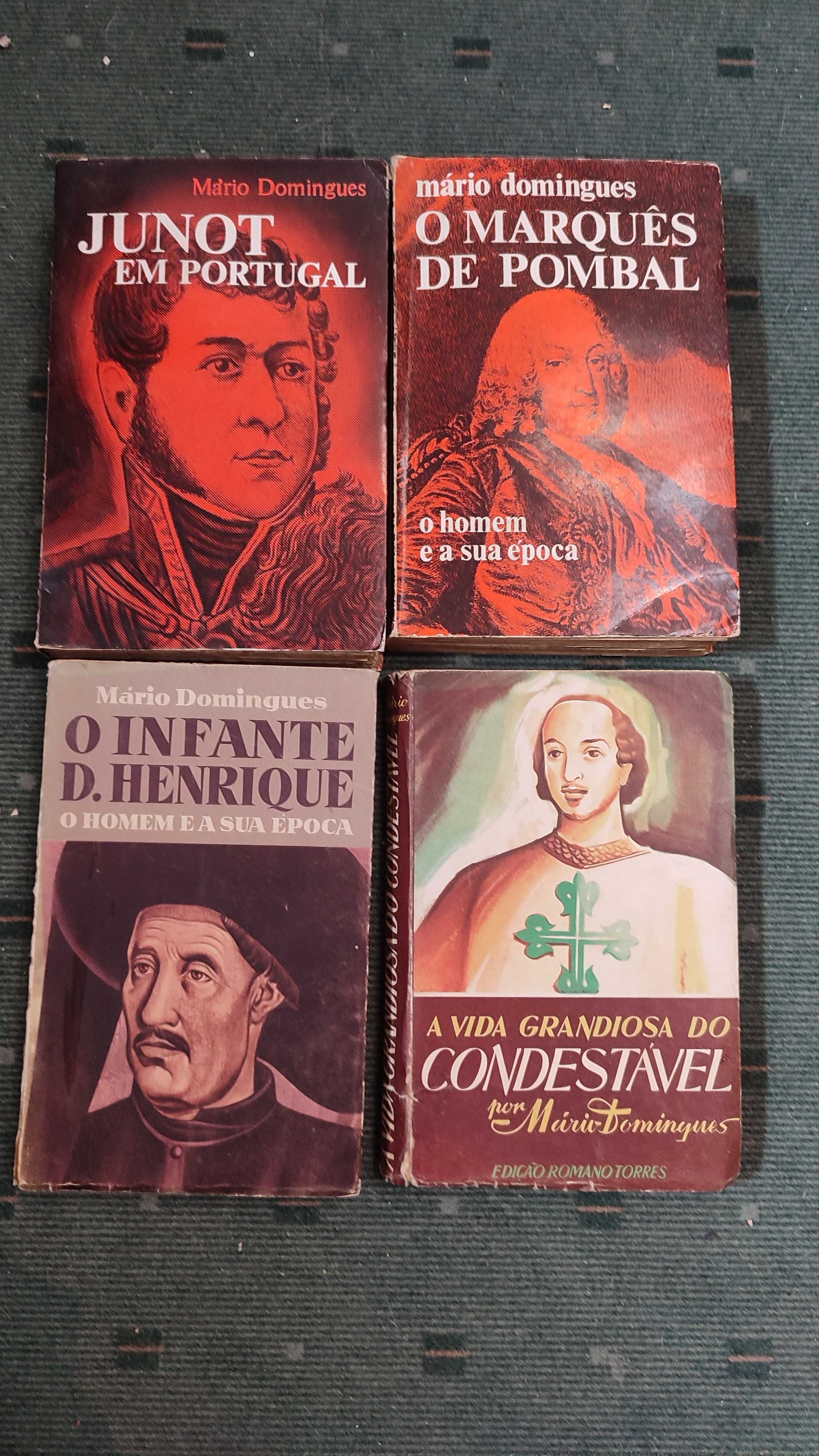 Livros História - Mário Domingues - Cada 5 €