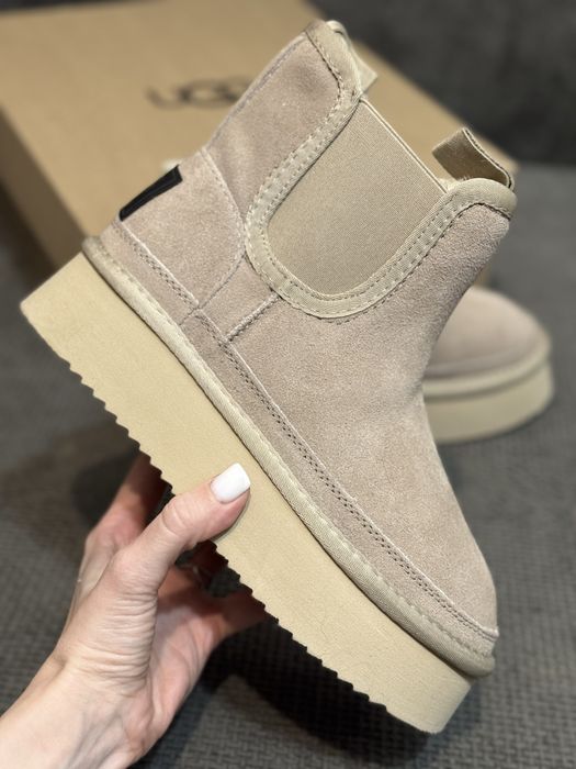 Ugg chelsea latte женские латте замшевые угги Челси