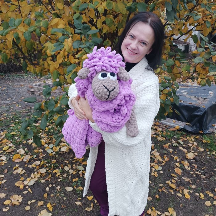 Плед 3в1 баранчик