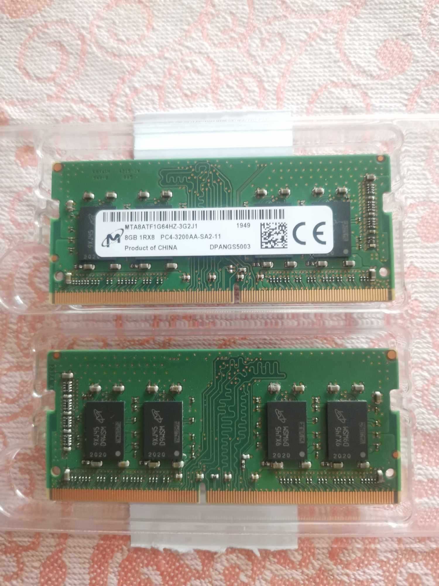 Оперативна память для ноутбука Micron SODIMM DDR4 16Gb 3200Mhz