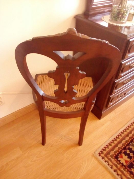 Cadeira madeira e verga