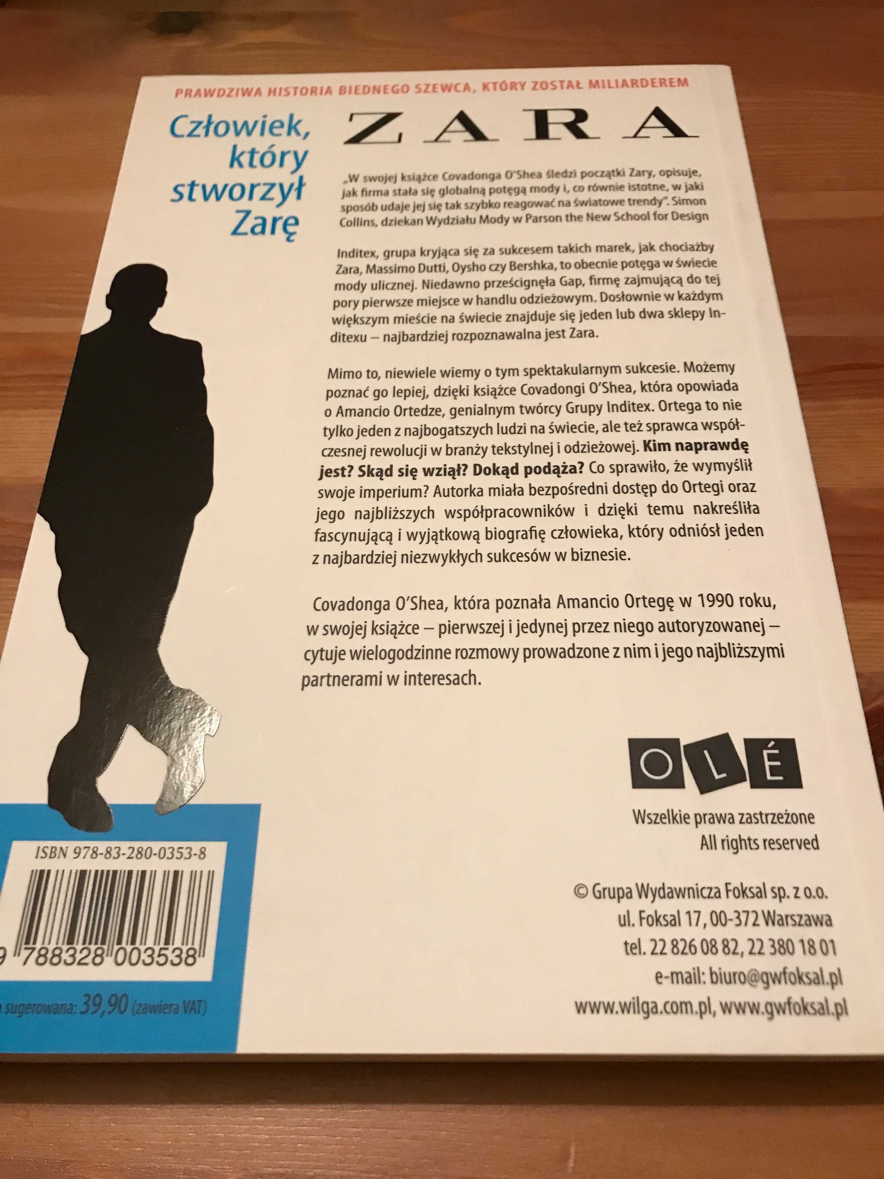 ZARA, człowiek który stworzył Zarę - Covadonga O'Shea