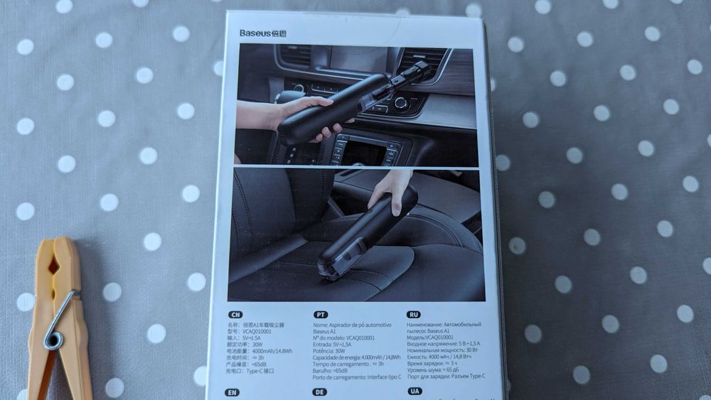 [Novo] Aspirador sem fios 4000pa - USB C