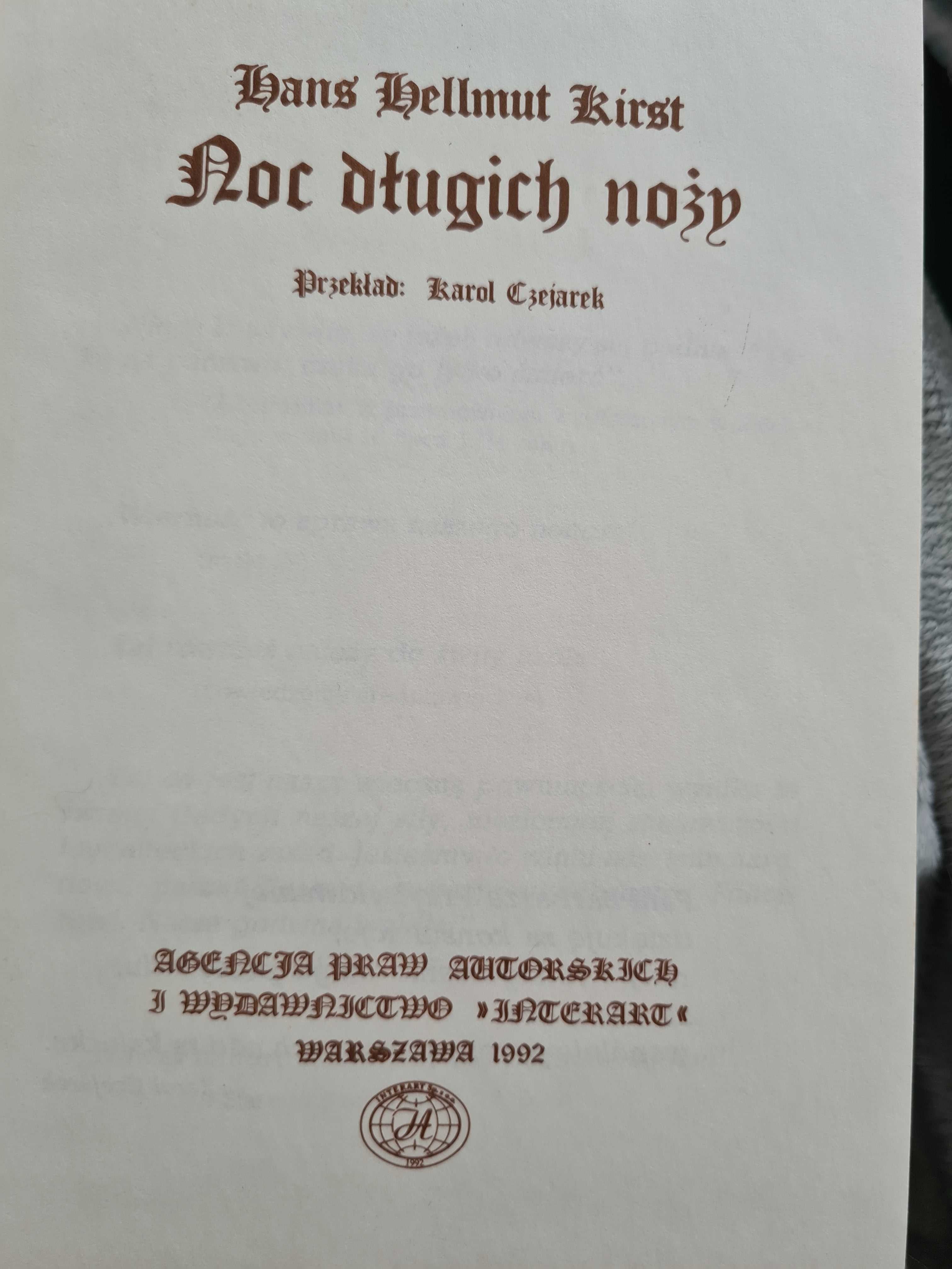 Hans Hellmut Kirst Noc długich noży.