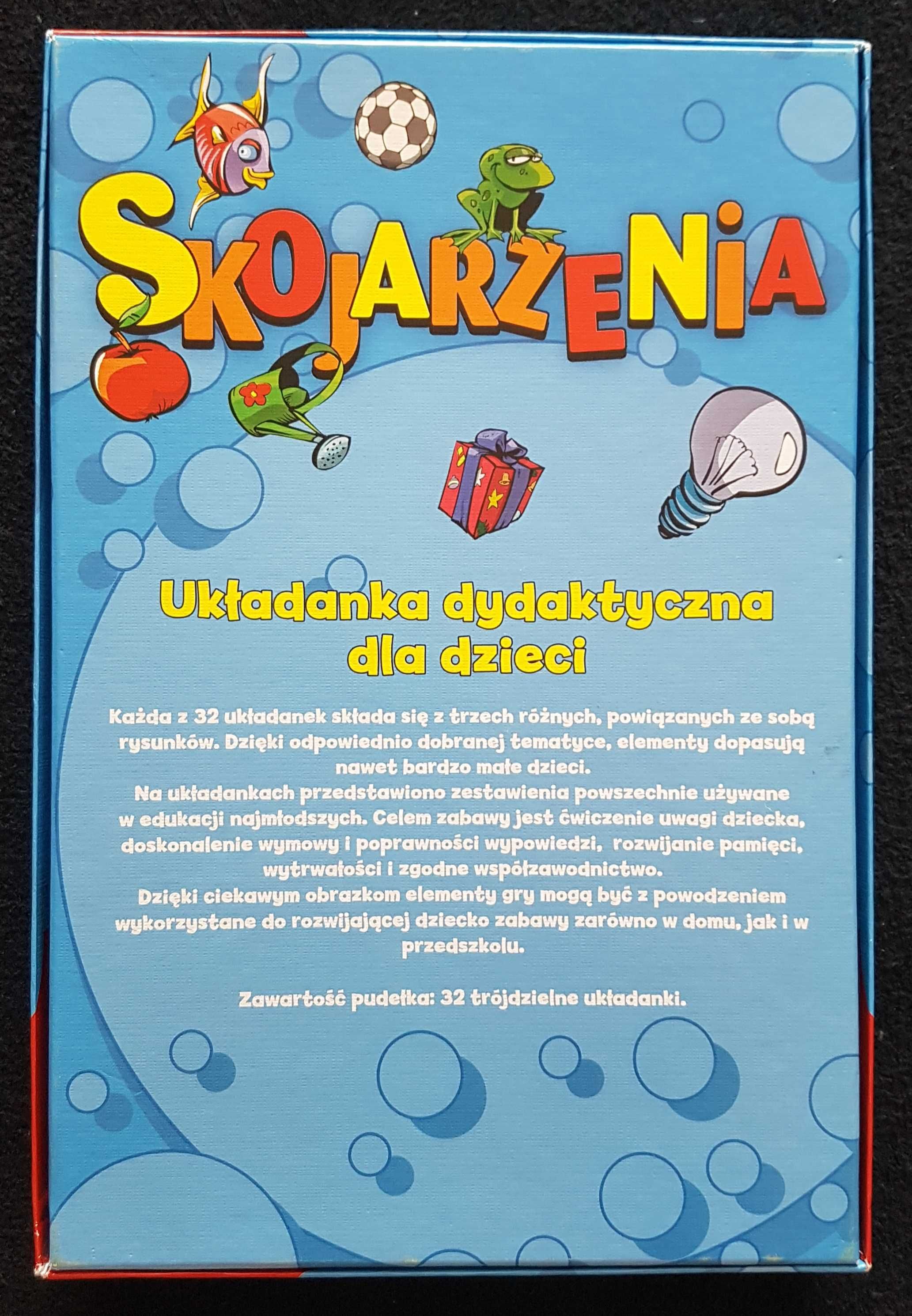 Gra Skojarzenia, planszowa, edukacyjna