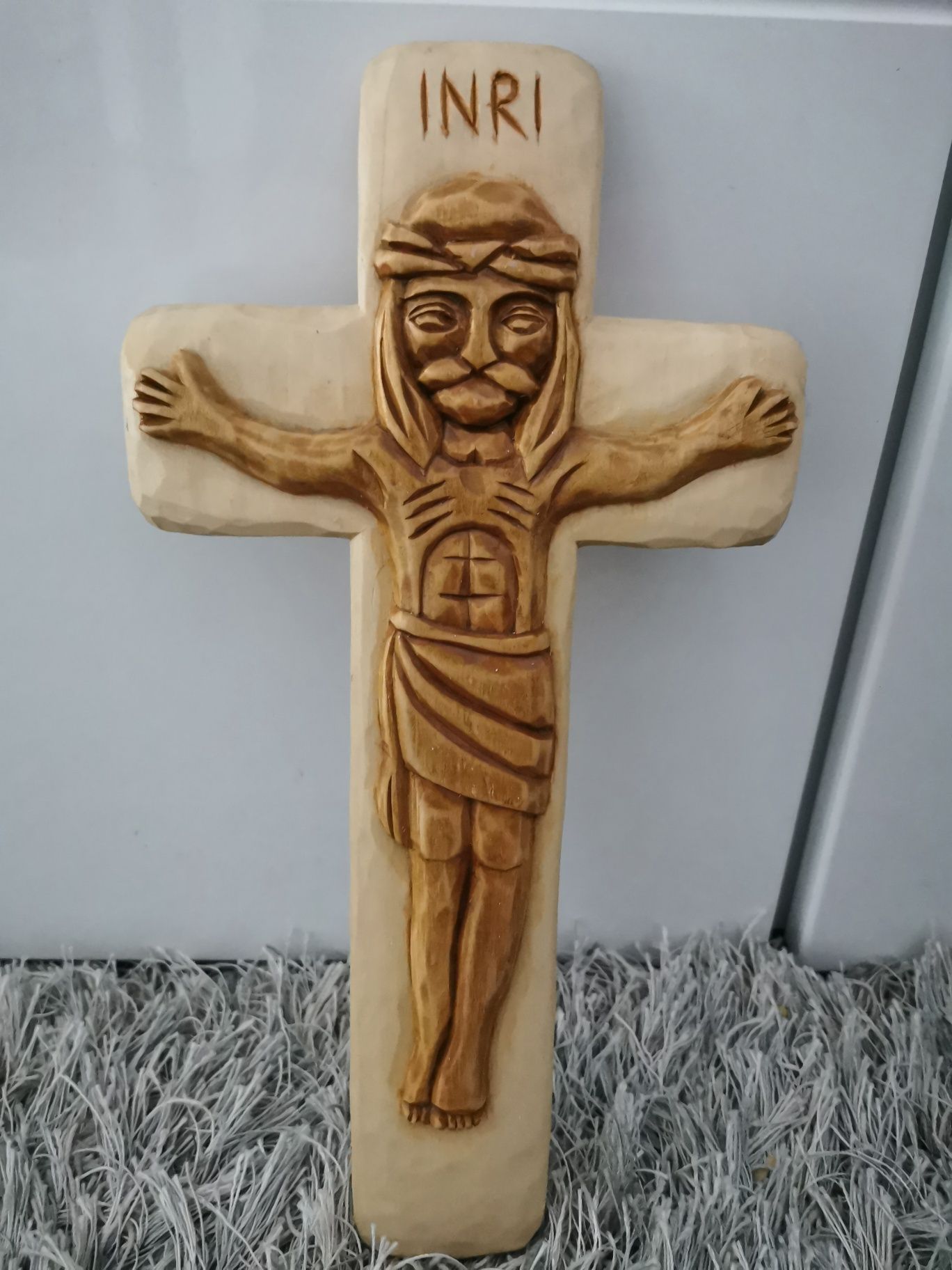 Krzyżyk z drewna