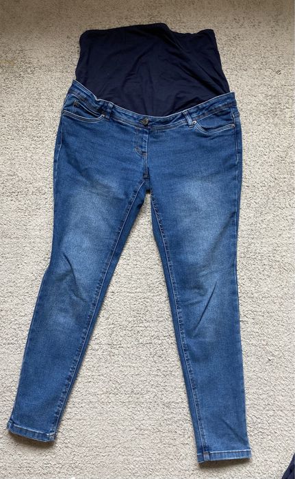 Spodnie jeansowe ciążowe super stan rozm M/L