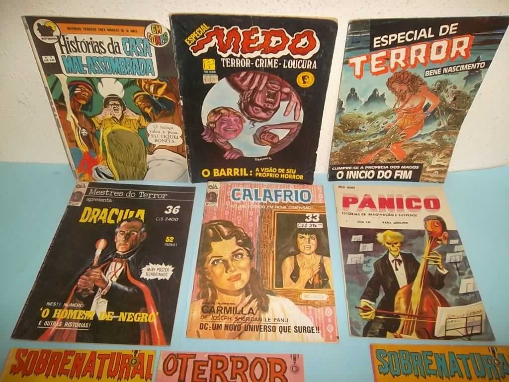 10 Revistas BD de Terror, anos 50/60/70