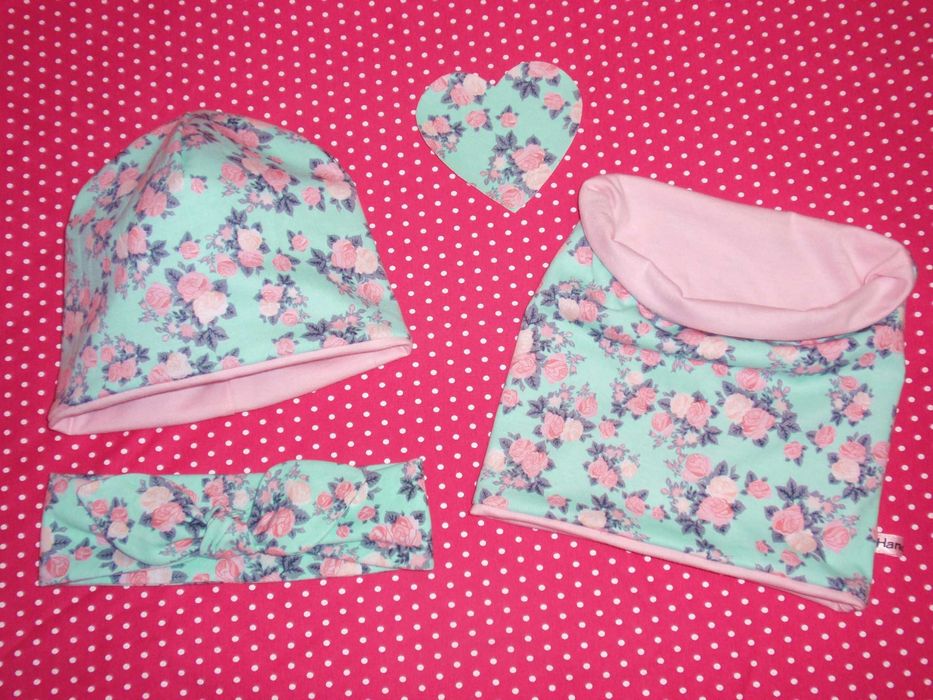 Opaski - Pin up - wiązane - przeplatane - dla mamy i córki - 2 szt.