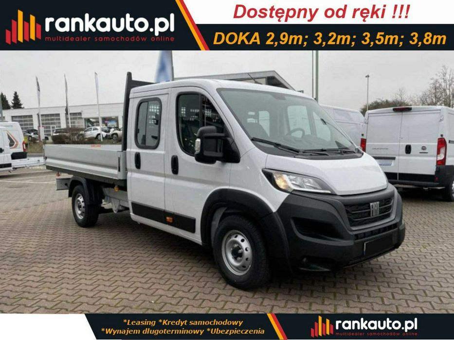 Fiat Ducato  L3 140KM Doka 7 os + skrzynia 2,9m, 3,2m, 3,5m i 3,8m, różne od ręki!