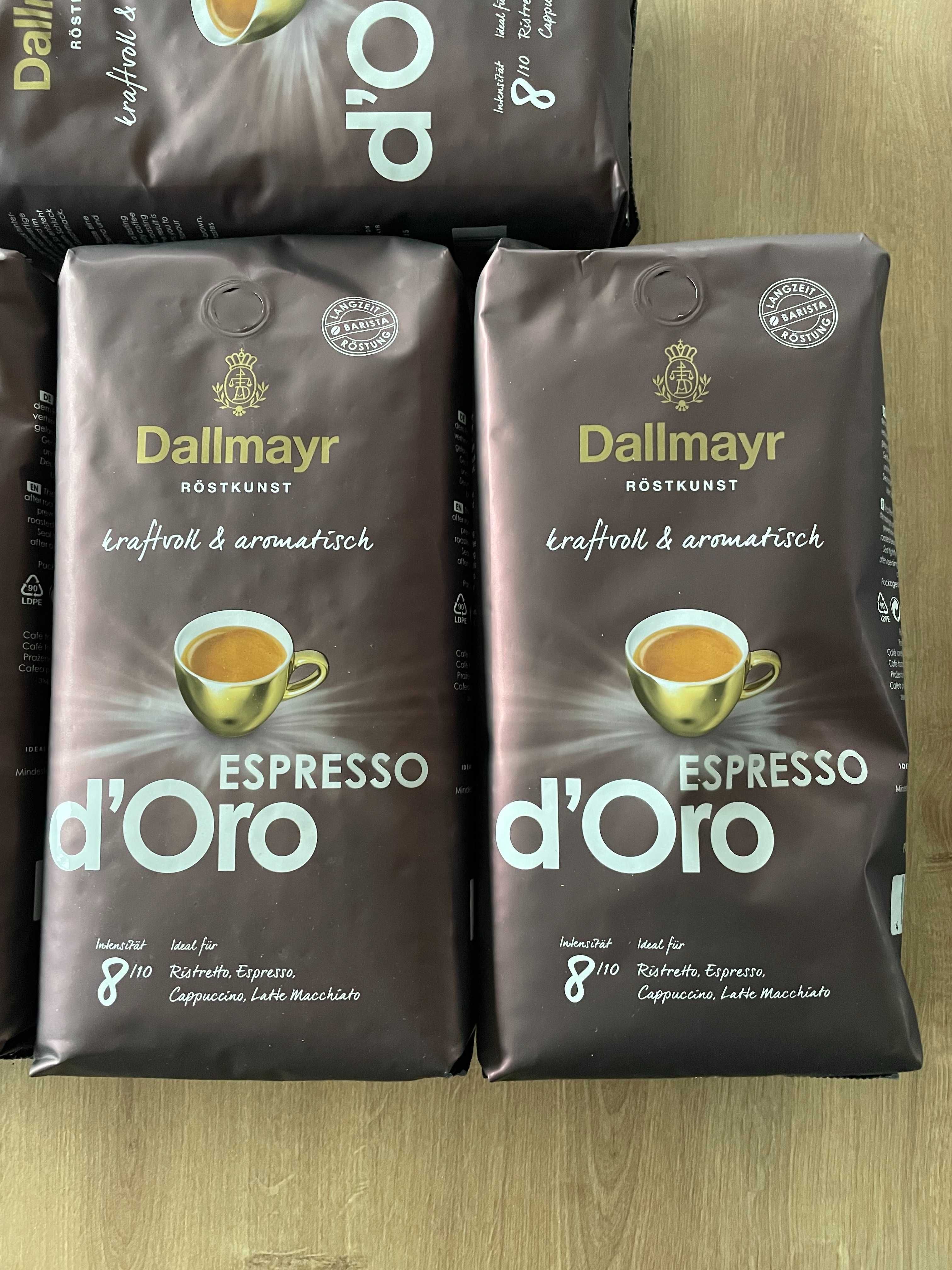 Dallmayr Espresso D’Oro kawa ziarno ziarnista do ekspresu mocna intens