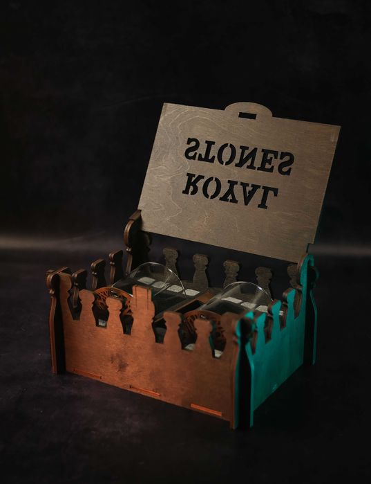 Камені для віскі (Фортеця) 2 бокали Pasabahce 310 мл/Камни для виски
