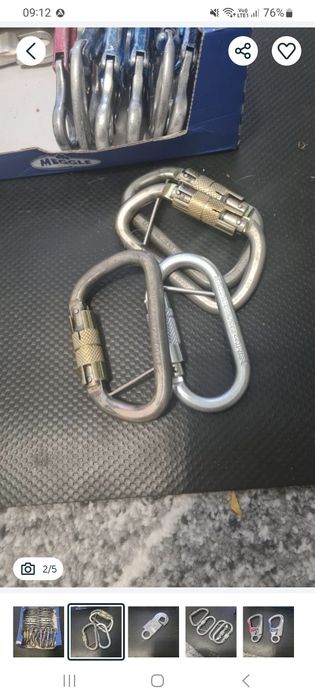 Karabinki wspinaczkowe