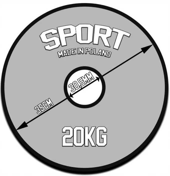 Obciążenie żeliwne talerz 20kg 30,5mm
