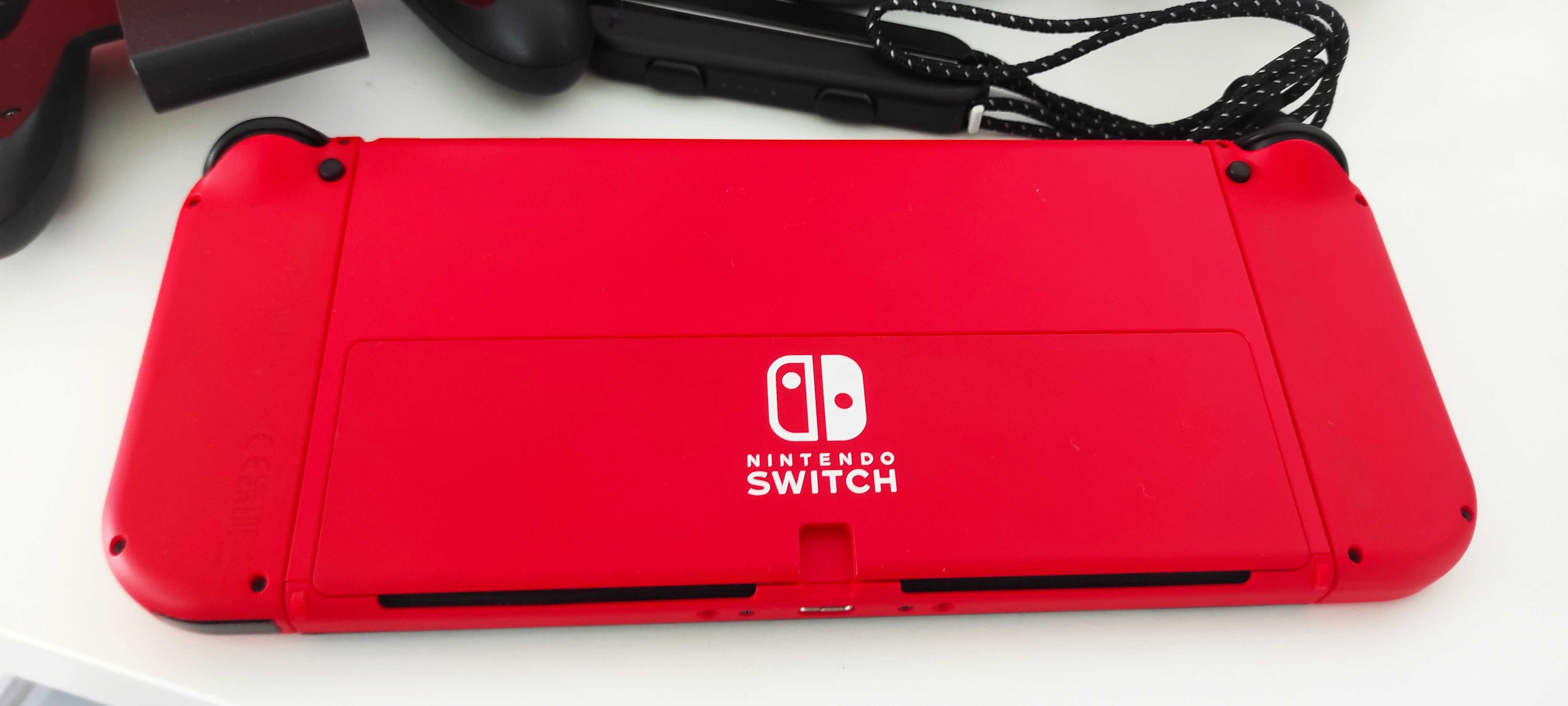 Nintendo Switch Oled - Edição Especial Mario - Desbloqueada CFW -