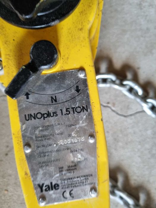 wciągarka łańcuchowa YALE