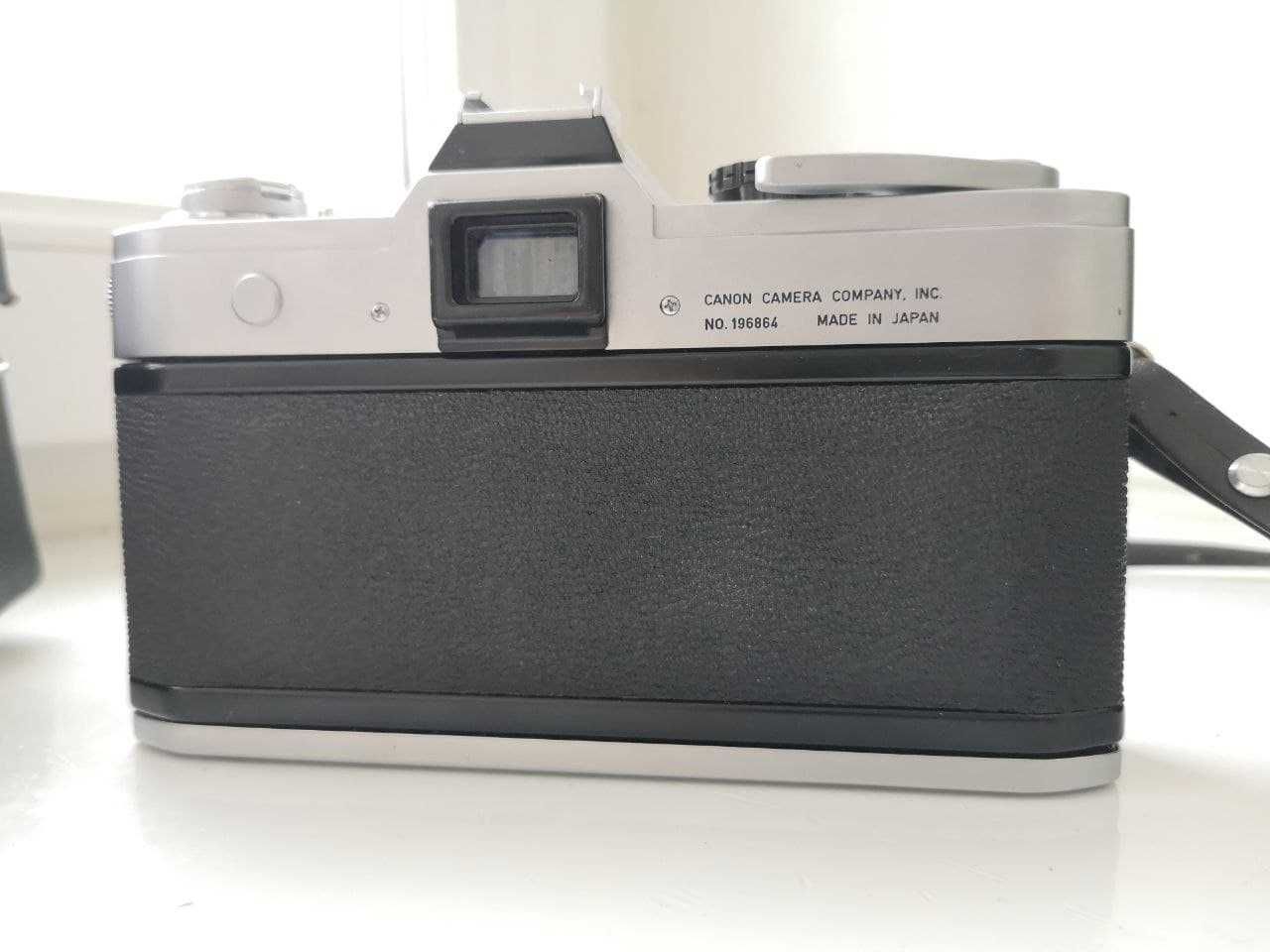 Пленочная фотокамера Canon FT QL + объектив Canon Lens FL 50mm f/ 1.8