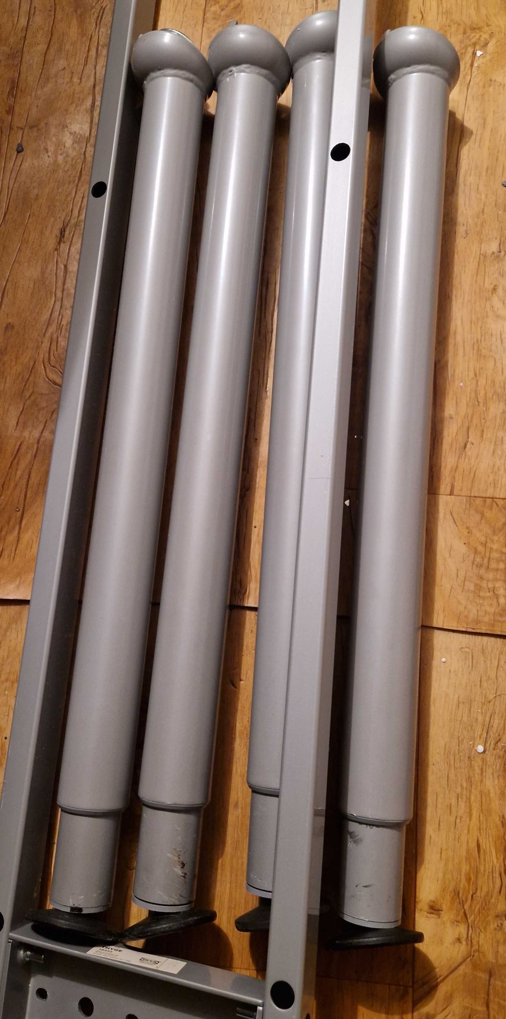 Nogi i rama do stołu lub biurka (szare) IKEA