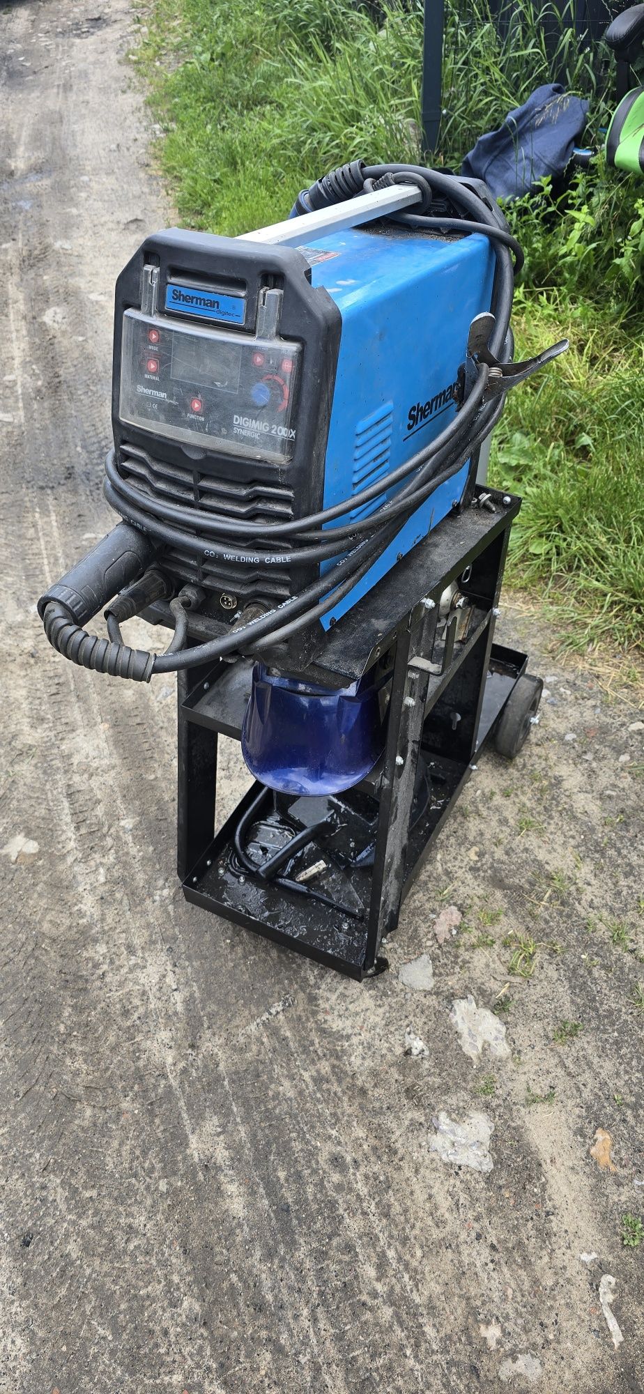 Migomat Spawarka Sherman digimig 200x synergic, wozek, butla, maska