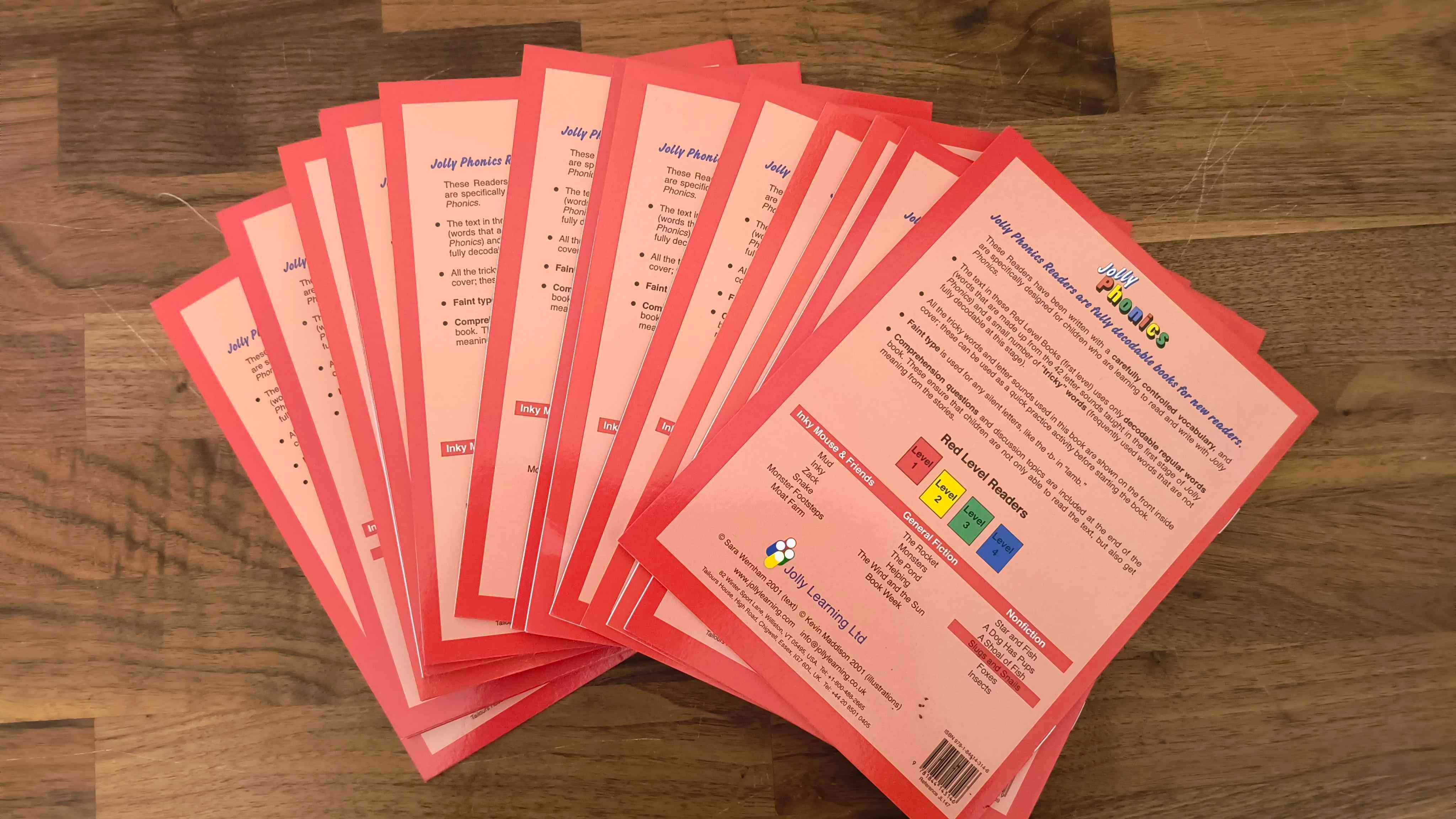 Jolly Phonics Readers - cały zestaw - Level 1