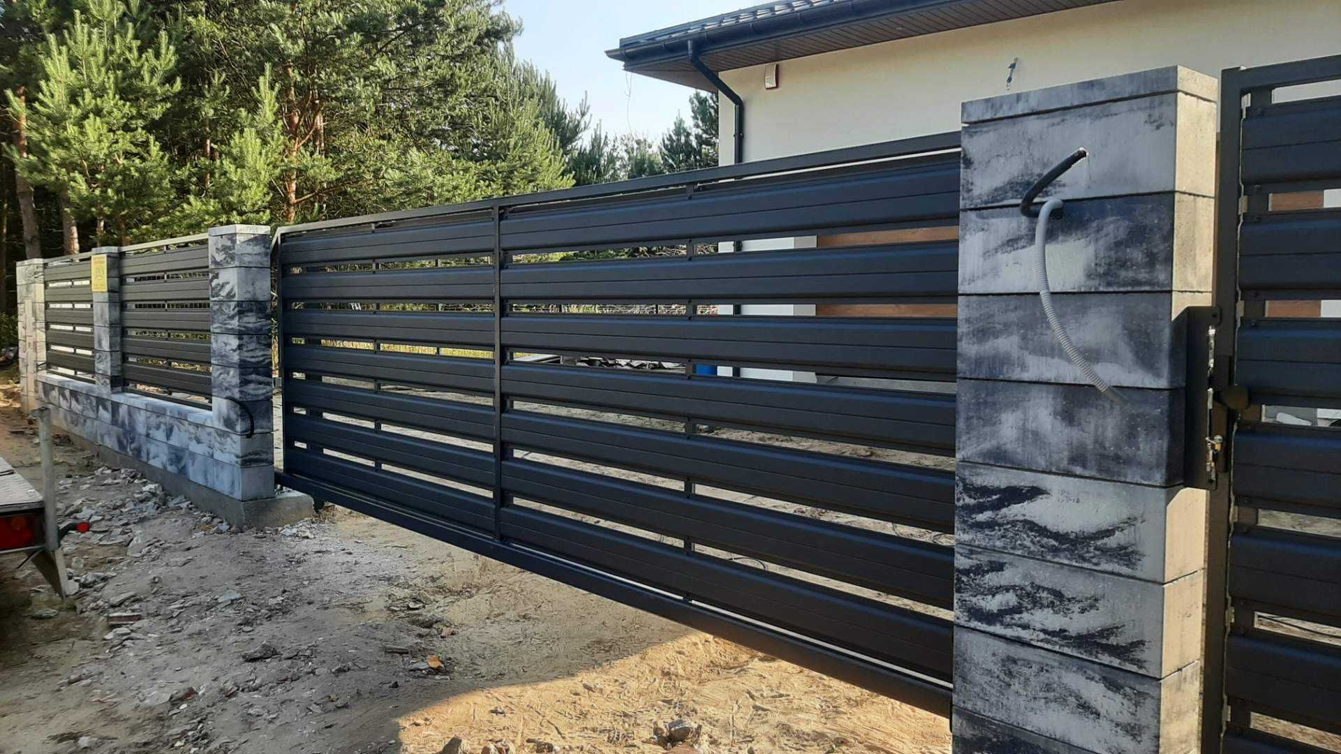 Panel metalowy ogrodzeniowy sztachety 17.5cm szer. Bramy Barierki Prod