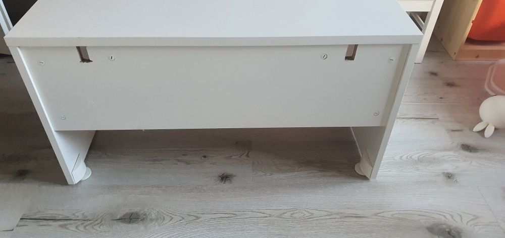 Ławka/ biurko dla dziecka Smastad, biała 90x50x48